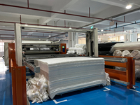Matelas à ressorts indépendant hybride confortable de luxe, matelas en mousse à mémoire de forme en silicone dans une boîte