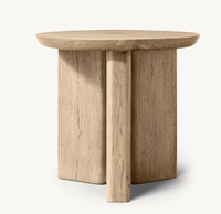 Meubles de salon simples, table d'appoint ronde en bois moderne et luxueuse