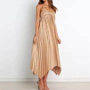 เดรสออกใหม่ขายส่ง เดรสฤดูร้อนสำหรับผู้หญิง เดรสกำมะหยี่สายเดี่ยวเซ็กซี่แบบสั่งทำ เดรสปาร์ตี้จีบระบาย เดรสชายหาดสำหรับผู้หญิง - Product Image 4