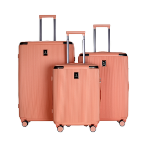 100% पीसी उच्च गुणवत्ता 3 पीसी सामान सेट आउटडोर लंबी दूरी की यात्रा व्यवसाय ट्रॉली सामान - Product Image 3