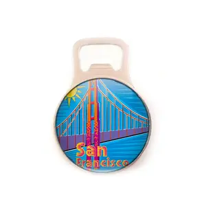 La serie nazionale San Francisco e altri portachiavi Golden Gate Bridge cavatappi in metallo personalizzato regalo promozionale souvenir di viaggio