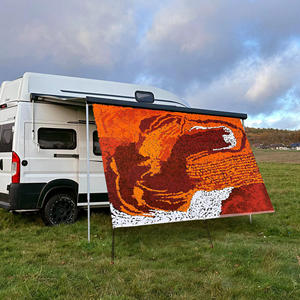 Lona de Malla Portátil para Camping, Resistente a los Rayos UV, <span class=keywords><strong>Toldo</strong></span> para Autocaravana, Resistente a la Decoloración, Pantalla Solar para Jardín, Festivales, Vida en Autocaravana - Product Image 2