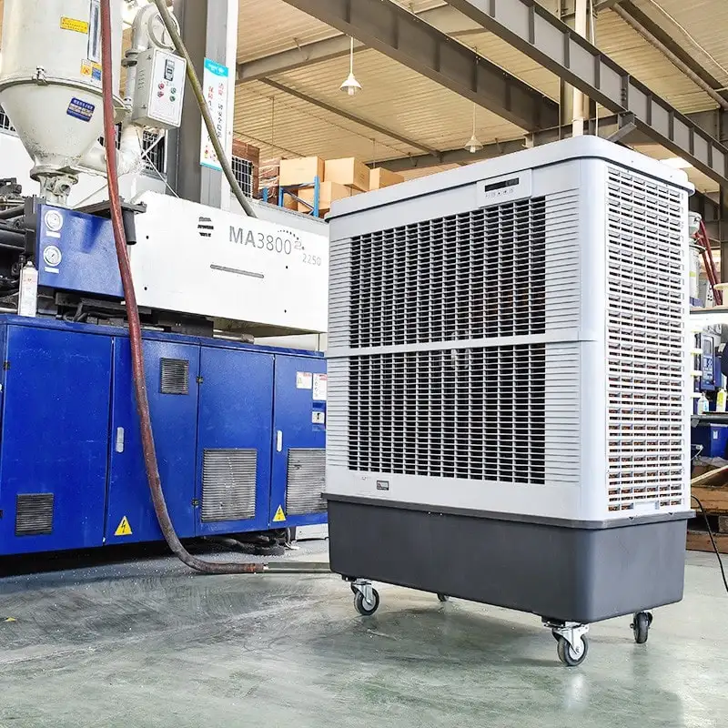 Fábrica de enfriador de aire industrial de agua del refrigerador de aire evaporativo de aire grande comercial portátil acondicionado ventilador Industrial