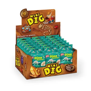 ชุดขุดโครงกระดูกไดโนเสาร์พลาสติกเพื่อการศึกษา,ของเล่นขุดฟอสซิลไดโนเสาร์ชุดขุดไทแรนโนซอรัสของเล่นสำหรับเด็ก - Product Image 1