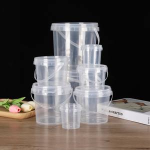 Utensílios De Cozinha De Plástico Transparente Caixa De Doces Balde De Pipoca Balde De Chá Banheiras De Doces De Algodão Vazio Tambor Tambor Tambores De Armazenamento - Product Image 5