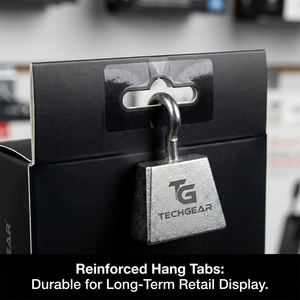 Caja <span class=keywords><strong>de</strong></span> cartón corrugado personalizada SHINY con ventana y ranura Euro Slot para embalaje minorista <span class=keywords><strong>de</strong></span> fundas <span class=keywords><strong>de</strong></span> teléfono móvil y cables, MOQ bajo - Product Image 4