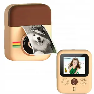Epsilon мини 2,4 дюймов 12MP детская мгновенной фото камеры Печать Дети Цифровой HD игра селфи камера Сенсорный экран для детского подарка с принтером