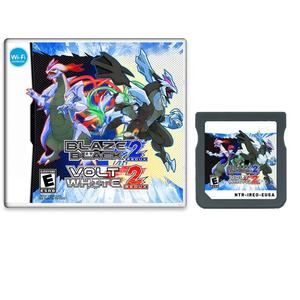 Pokémon <span class=keywords><strong>Noir</strong></span> 2 Redux <span class=keywords><strong>et</strong></span> Blanc 2 Redux pour Nintendo 3DS NDSi NDSL pour NDS Rétro Jeux Vidéo Cartouches Accessoires de Jeu - Product Image 1