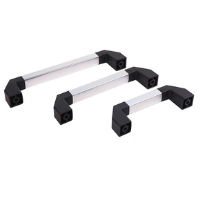 Aluminum Alloy Square Tube Pull Handle for <b>Drawer</b> Kitchen Dresser Bedroom-Contemporary Design Easy Installation - Product Image 4