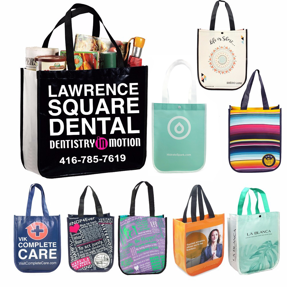 High Quality Custom Print Non Woven Laminated Bag Reusable Spunbond Bag
