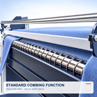 Machine de relaxation textile pour tissus tricotés, tissés et extensibles