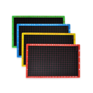 Tableau noir de <span class=keywords><strong>craie</strong></span> d'<span class=keywords><strong>ardoise</strong></span> des prix bon marché de dessin d'école pour des enfants panneau noir de petite taille de double face matériel de MDF avec le logo personnalisé - Product Image 1