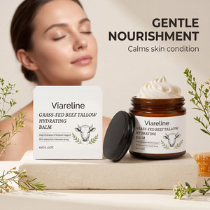 Bálsamo hidratante de sebo de animales alimentados con pasto, crema ligera hidratante no pegajosa para una piel facial suave, cuidado diario - Product Image 6