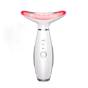 Shomfrs săn chắc da mặt & cổ nâng Massager Thiết bị chống lão hóa mặt chăm sóc da chống lão hóa loại bỏ nếp nhăn vẻ đẹp thiết bị - Product Image 3