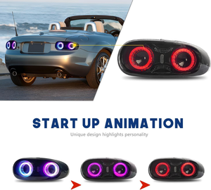 Ensemble de feux arrière LED modifiés pour <span class=keywords><strong>Mazda</strong></span> MX-5 2005-2015, vente en gros d'usine - Product Image 4