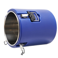 Glacière Alimentaire Isotherme de 10L 15L 20L 30L 36L 40L 50L 60L, Seau à Glace Isotherme et Ensemble Réchaud/Marmite Chaud