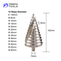 5-35 6-60mm vente en gros HSS cône foret étagé pour le perçage de tubes métalliques et de feuilles