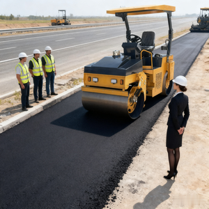 Nouveaux équipements et outils compacts Mini Vibro Roller Road Con Ruction - Product Image 2