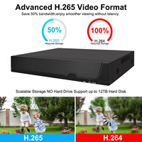 Système de caméra de sécurité 4K avec NVR 36 canaux 12MP, jusqu'à 8 To de disque dur, Plug & Play, application mobile, enregistreur vidéo réseau 6MP 5MP 8MP