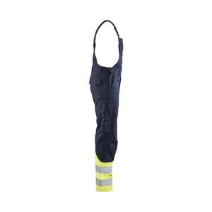 BLAKLADER - 260515198933C54 Pantalon à bretelles en acier inhérent Bleu marine/jaune-Vêtements de travail résistants aux flammes EAN 7330509844380 - Product Image 4