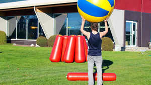 Ensemble <span class=keywords><strong>de</strong></span> bunkers gonflables géants - Obstacles en PVC durables pour les jeux d'équipe en plein air, le laser game et les <span class=keywords><strong>Nerf</strong></span> Wars - Product Image 3