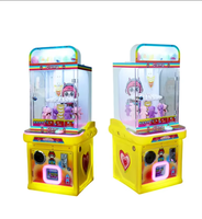 Nouvelle machine distributrice automatique de cartes mini format, à monnayeur, pour enfants, avec fonctions LED, personnalisable, en métal et plastique