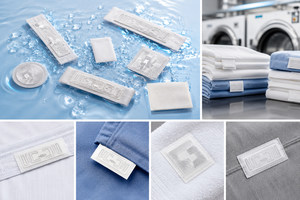 Étiquette textile RFID imperméable et lavable pour le contrôle des stocks de linge, le suivi des uniformes et les solutions de blanchisserie industrielle - Product Image 2