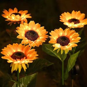 Lumière de tournesol <span class=keywords><strong>solaire</strong></span> Lumières extérieures Décorations Décoration de Noël colorée Lumière de fleur <span class=keywords><strong>solaire</strong></span> - Product Image 5