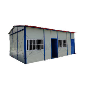 Casa de Acero Ligero con Panel Sándwich Rectangular, Diseño Industrial, Fácil Instalación, Uso en Oficinas - Product Image 1