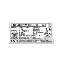 Nouveau LSLV0001M100-1EOFNA d'origine LS LSLV0002M100-1EOFNA 0.1kW 0.2kW LV100 Micro Inverter VFD 200V en Stock
