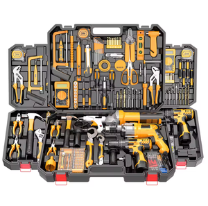 Kit d'outils électriques sans fil pour la maison, comprenant une perceuse combinée, un ensemble de clés à main et autres outils de bricolage - Product Image 3