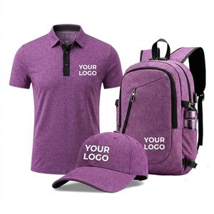 Conjunto de Regalo Deportivo POLO 2026, Conjunto de Regalo para Empleados, Camiseta Polo con Logotipo Personalizado, Mochila, Gorra de Béisbol, Diseño Personalizado de Marca - Product Image 1