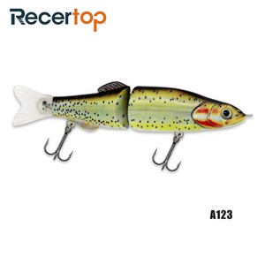 180mm articulé Glide Bait <span class=keywords><strong>Swimbait</strong></span> Soft Tail Bass <span class=keywords><strong>Trout</strong></span> Sinking Blanks Leurres de pêche non peints - Product Image 5