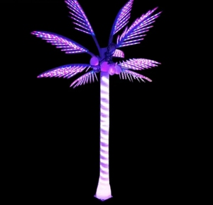 Mới Ngoài Trời Không Thấm Nước Nhân Tạo Ánh Sáng Phát Ra Diode Cây Dừa Kỳ Nghỉ Trang Trí Sự Kiện Cây Cọ Đèn - Product Image 1