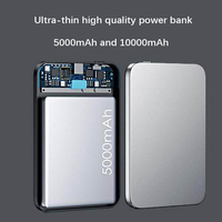Chargeur magnétique sans fil en métal 5000 mAh, batterie externe portable de haute qualité, pack de batteries, batterie externe