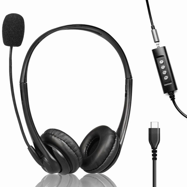 2020 New Arrival Type C Wired Headset with Microphone for Type C Headphone