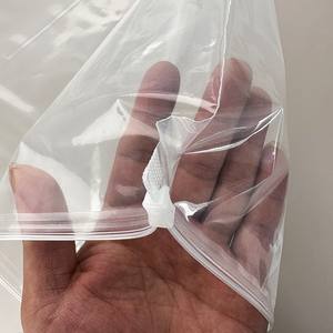 In stock recyclble transparent Custom PE <b>Plastic</b> Security Zipper <b>Bags</b> with Gravure Printing <b>for</b> garment underwear <b>Packaging</b> - Product Image 5