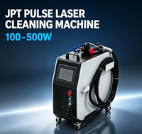Machine de nettoyage au laser à fibre pulsée portative JPT 100-500W refroidie par air, éliminateur de rouille, de peinture et d'oxyde