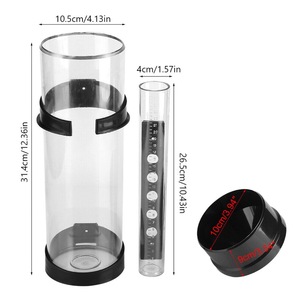 Vente en gros de jauge à pluie moderne en plastique ABS de 250 ml pour l'extérieur, design transparent résistant aux intempéries pour le jardin - Product Image 4