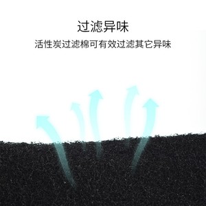 <b>Cat</b> <b>Litter</b> Box Activated Carbon Filter Pad Square Odor Control For <b>Cats</b> - Product Image 4