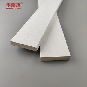 แผ่นไม้กระดานไวนิลสีขาว1in x 4in x12ft PVC ตัดโปรไฟล์กันน้ำตกแต่งที่อยู่อาศัยดีไซน์ใหม่ - Product Image 4