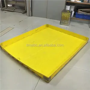 8mm gegolfd plastic pallet laag pad/fles laag pad