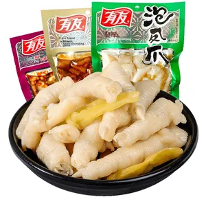 Pieds de poulet marinés au poivre, texture dure épicée, prêt à manger, certifié HACCP, 136g, collation à base de viande en sachet - Product Image 2
