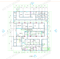 Maison mobile en conteneur facile à installer Maison modulaire en conteneur Maisons préfabriquées pour hôpital