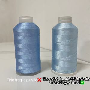 Tùy Chỉnh Màu Sắc Nhà Máy Cung Cấp Trực Tiếp <span class=keywords><strong>Polyester</strong></span> Filament Dope Nhuộm Thêu Chủ Đề 150D/2 Cho Tốc Độ Cao Máy Thêu - Product Image 2