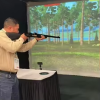 Pistola de proyección de tiro interactivo de gran venta, láser infrarrojo, juego de disparos en pared, pistolas, juego de proyección con Sensor, juguetes para niños