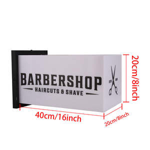 ป้ายไฟ LED สำหรับ<span class=keywords><strong>ร้าน</strong></span>ตัดผม อะคริลิคกันน้ำ พร้อมไฟส่องสว่างเต็มรูปแบบ ป้ายโฆษณาติดผนังสำหรับ<span class=keywords><strong>ร้าน</strong></span>ค้า ใช้ภายนอกอาคาร - Product Image 4