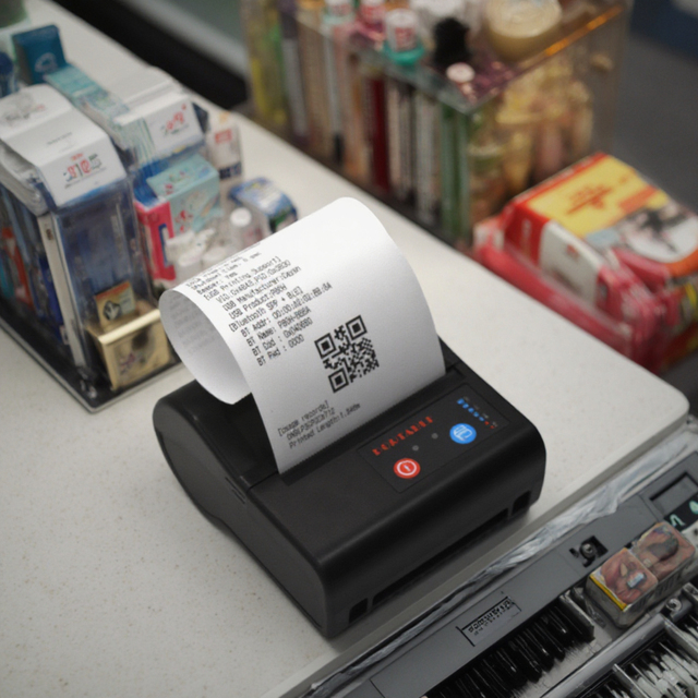 Android IOS Portable Billing Printing Machine 80mm Thermal Receipt Printer Label Maker for Mobile Phone Stock Product