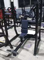 YG-4010 Machine de musculation pour la salle de sport, presse pour les épaules, banc multifonctionnel, banc de musculation avec poids, machine à plaques