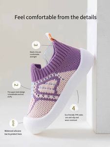 Zapatos y Calcetines <span class=keywords><strong>para</strong></span> Bebés, Ligeros, Transpirables, de Malla, Casuales, Cómodos, Antideslizantes, <span class=keywords><strong>para</strong></span> Primeros Pasos - Product Image 6